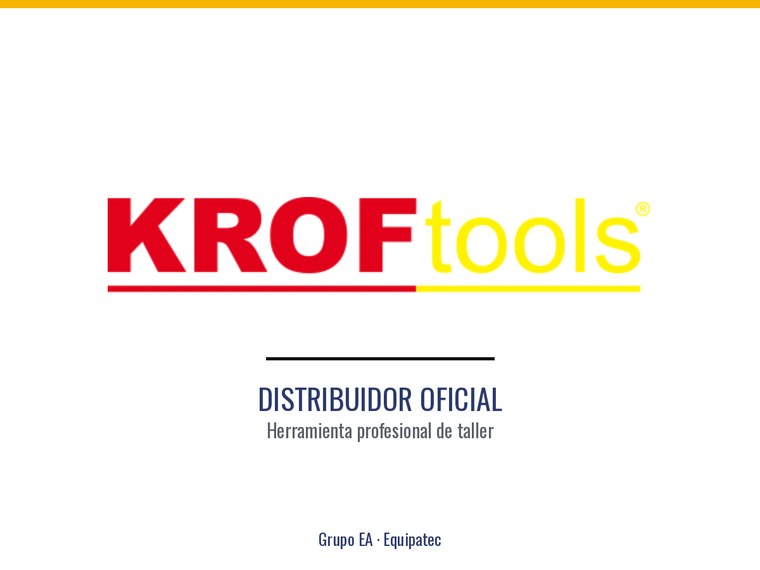 Distribuidor oficial Kroftools — herramienta profesional de taller, Equipatec
